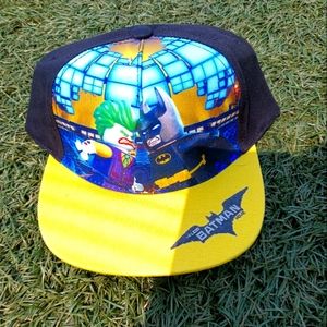 snap back Lego bat man movie hat unwore